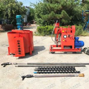 Grouting reinforcement drill