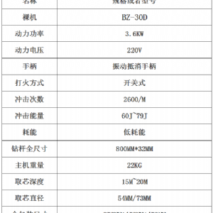 取土取沙鉆機BZ-30D